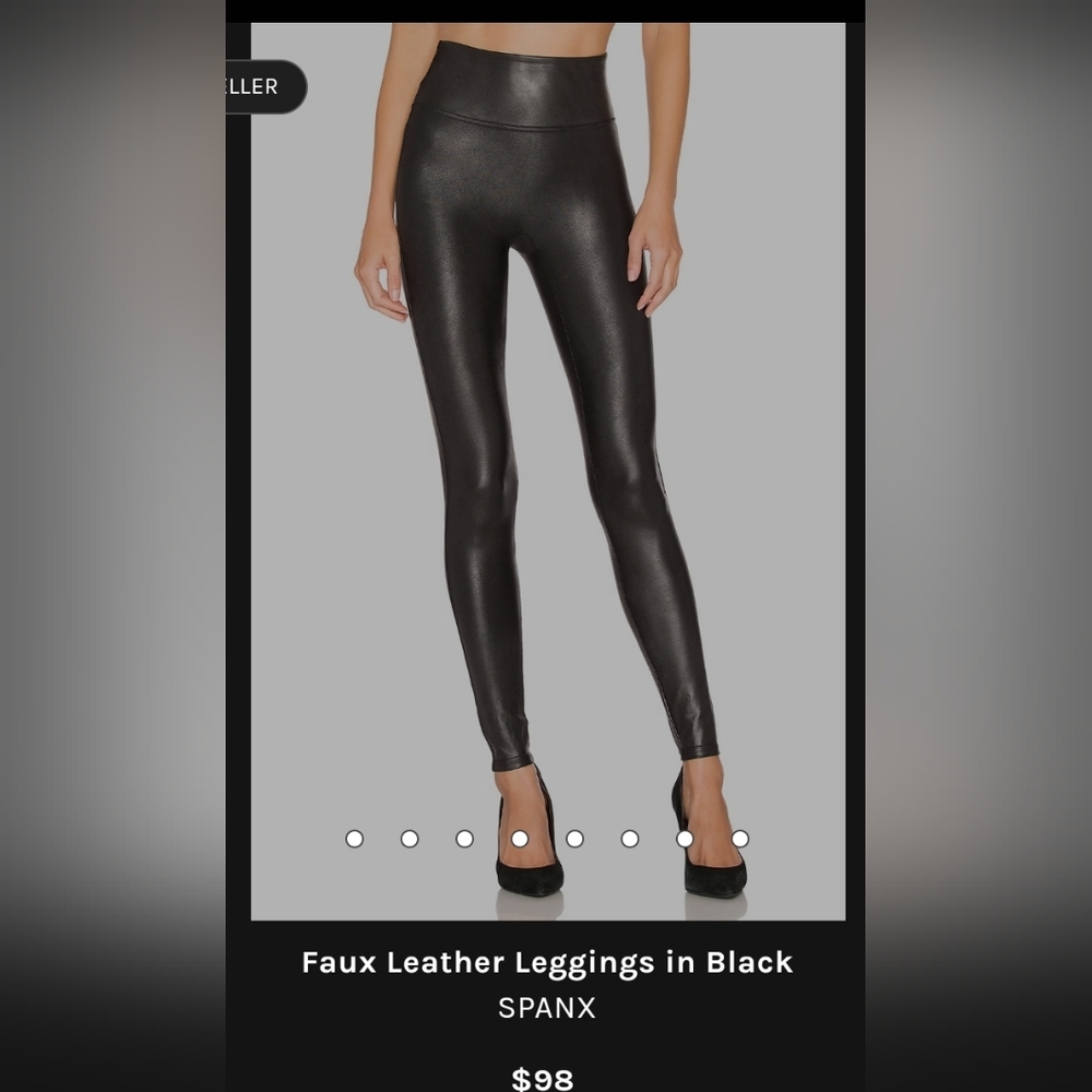 Spanx Faux Leather Leggings